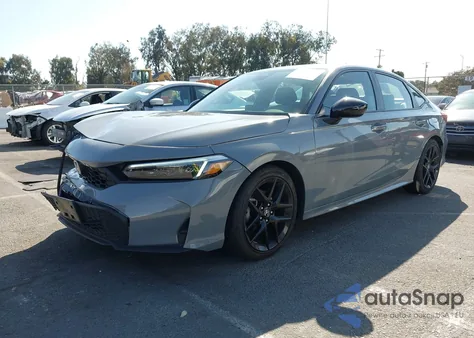 2025 Honda Civic Sport z USA, uszkodzony, nr VIN 2HGFE2F54SH563952